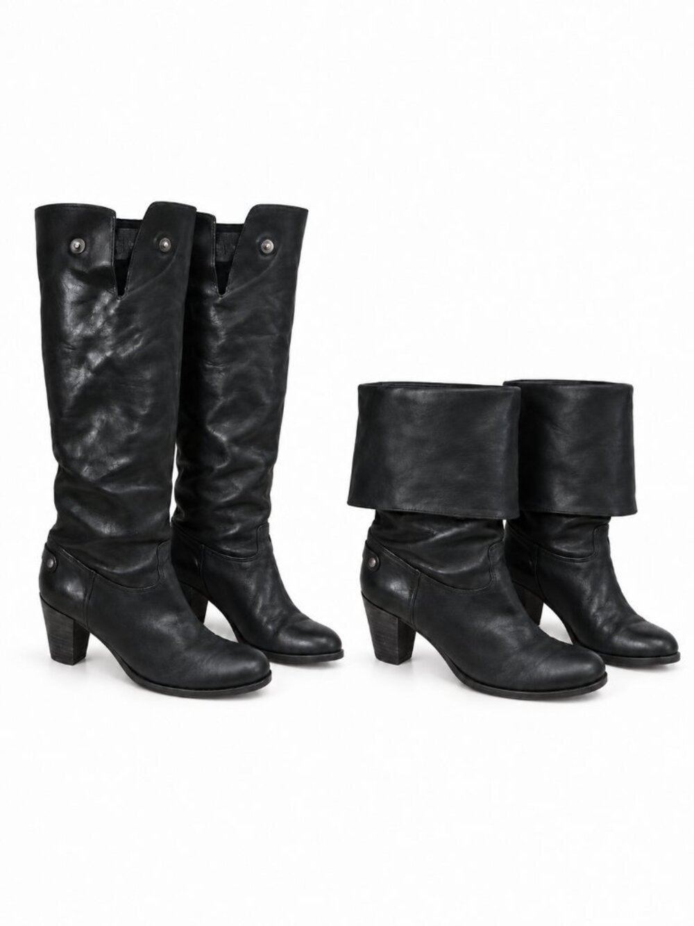 OXS Fiocchi Heeled Boots Womens EU 38 US 8 Black Safety Industrial Made in Italy